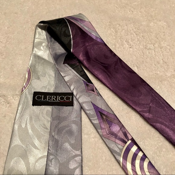 Men's Designer Clericci Neck Tie - Picture 5 of 6